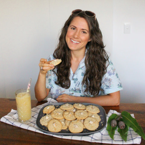 Emily with Aussie White Christmas Cookies