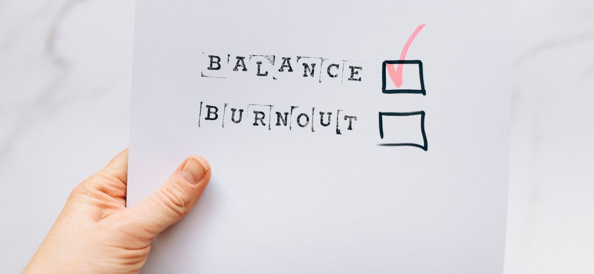 A checklist choosing balance